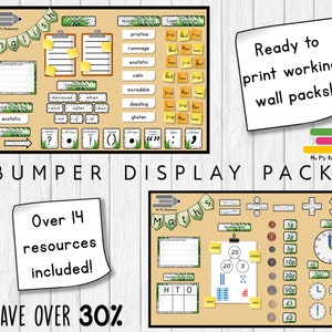 Matte & Engelska Displaypaket (spara 30%) - Tropisk