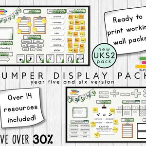 Year 5/6 Maths & English Display Pack (save 30%) - UKS2 Display