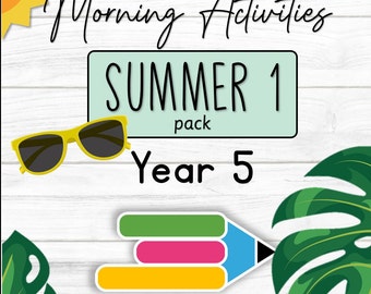 Morning Activities for Year 5 (Summer 1)