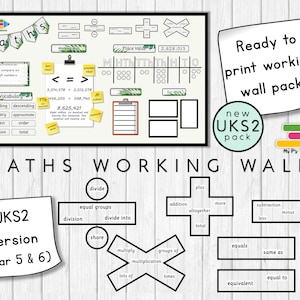 Year 5/6  Maths Working Wall