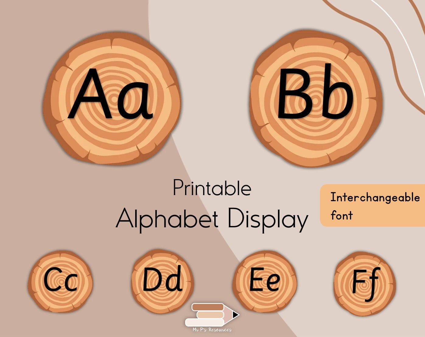 Alphabet Display - Wooden Alphabet Display - Etsy Australia