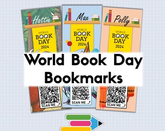 World Book Day Interactive Bookmarks 2024