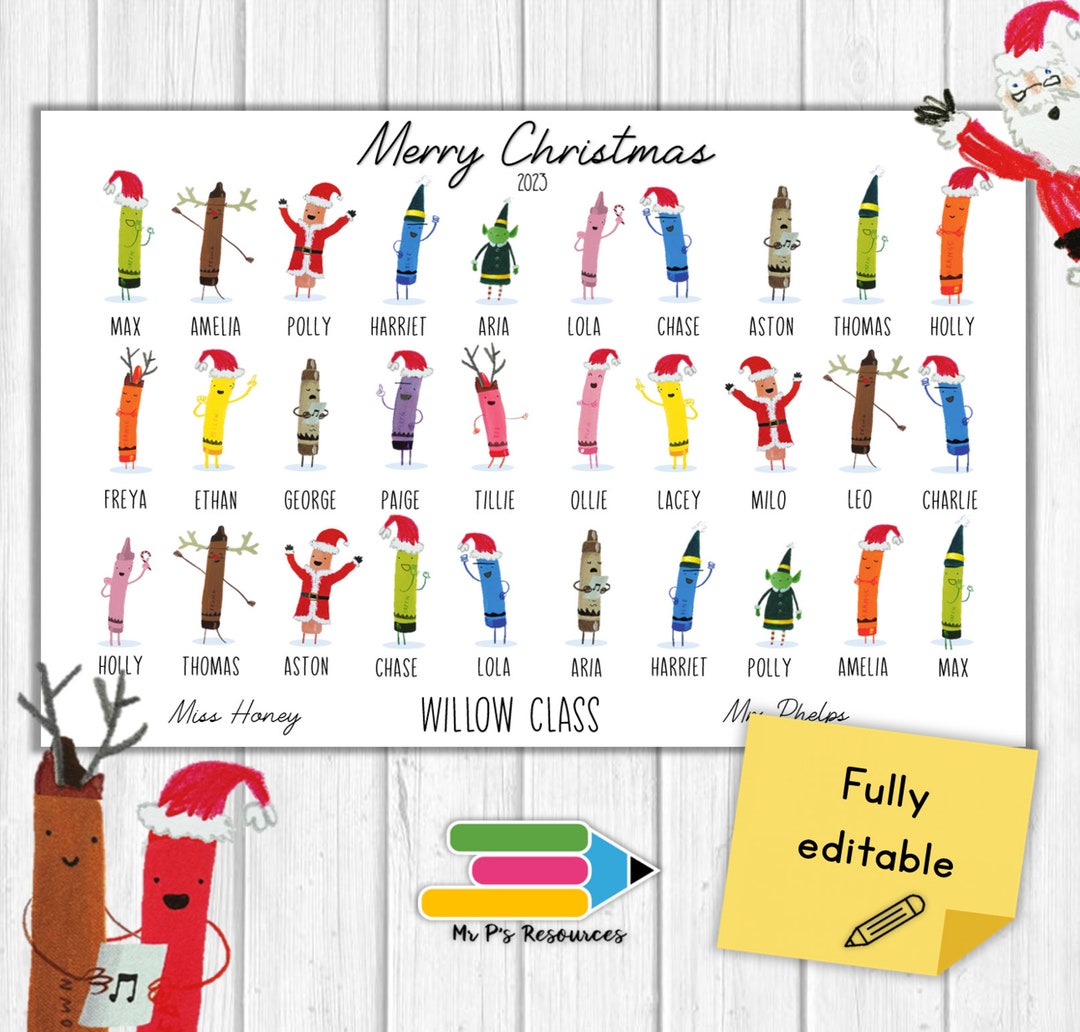 Personalised Christmas Gift for Students, Class Present, Student Gift