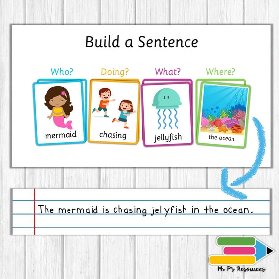 Sentence Building Activity Etsy