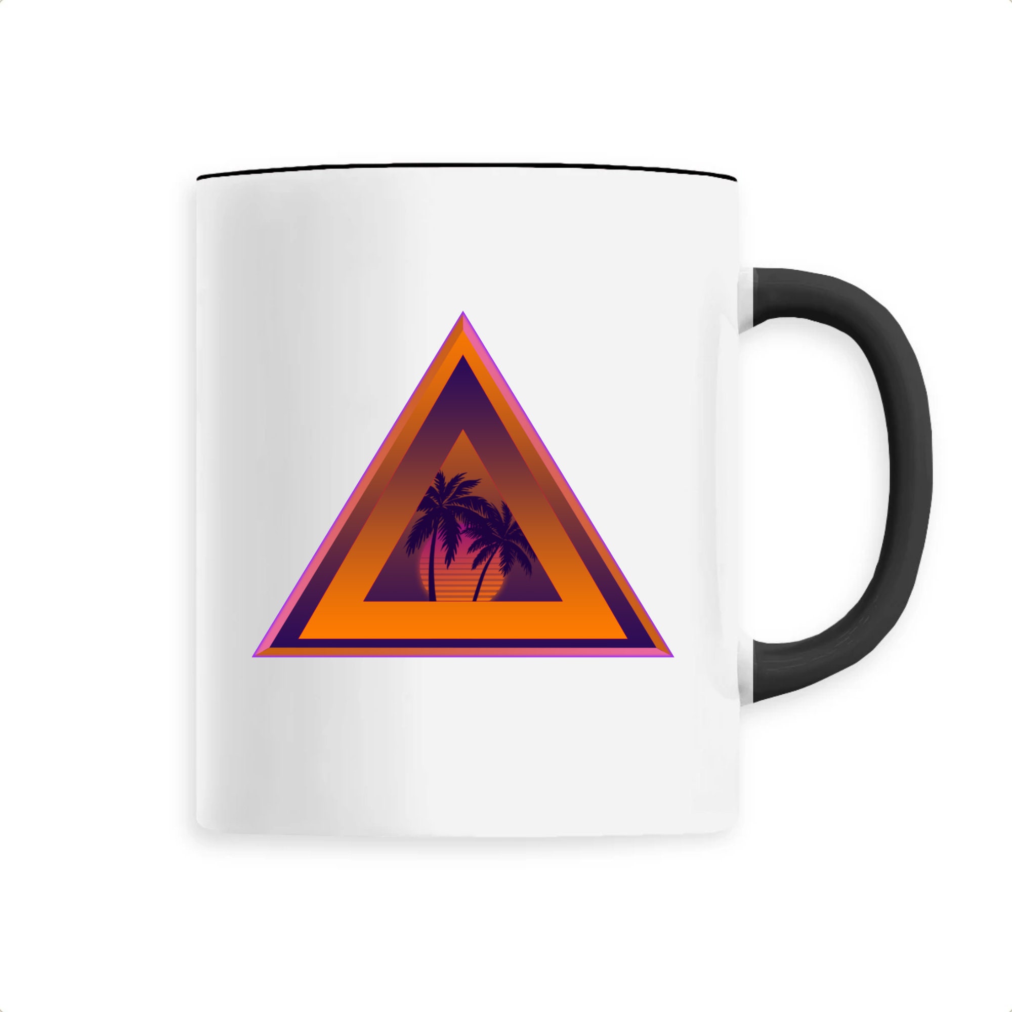 Mug Céramique Los Angeles, Mug Tropical Sunset, Mug Palm, California Mug, Plage, Mug Sunset, Surf Mu