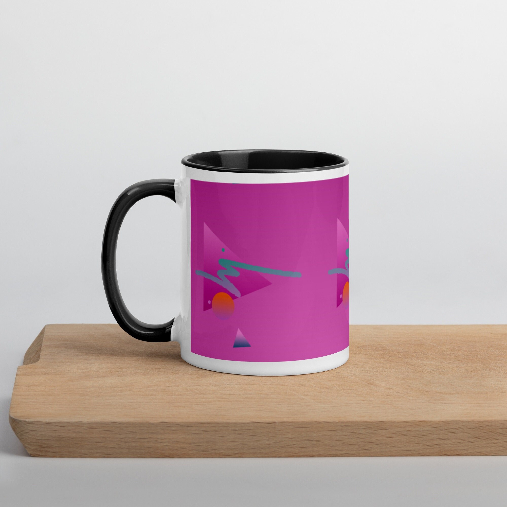 Mug Céramique Vaporwave, Mug Synthwave, Mug 80's, Mug 90's, Aesthetic Mug, California Mug, Mug Sunse