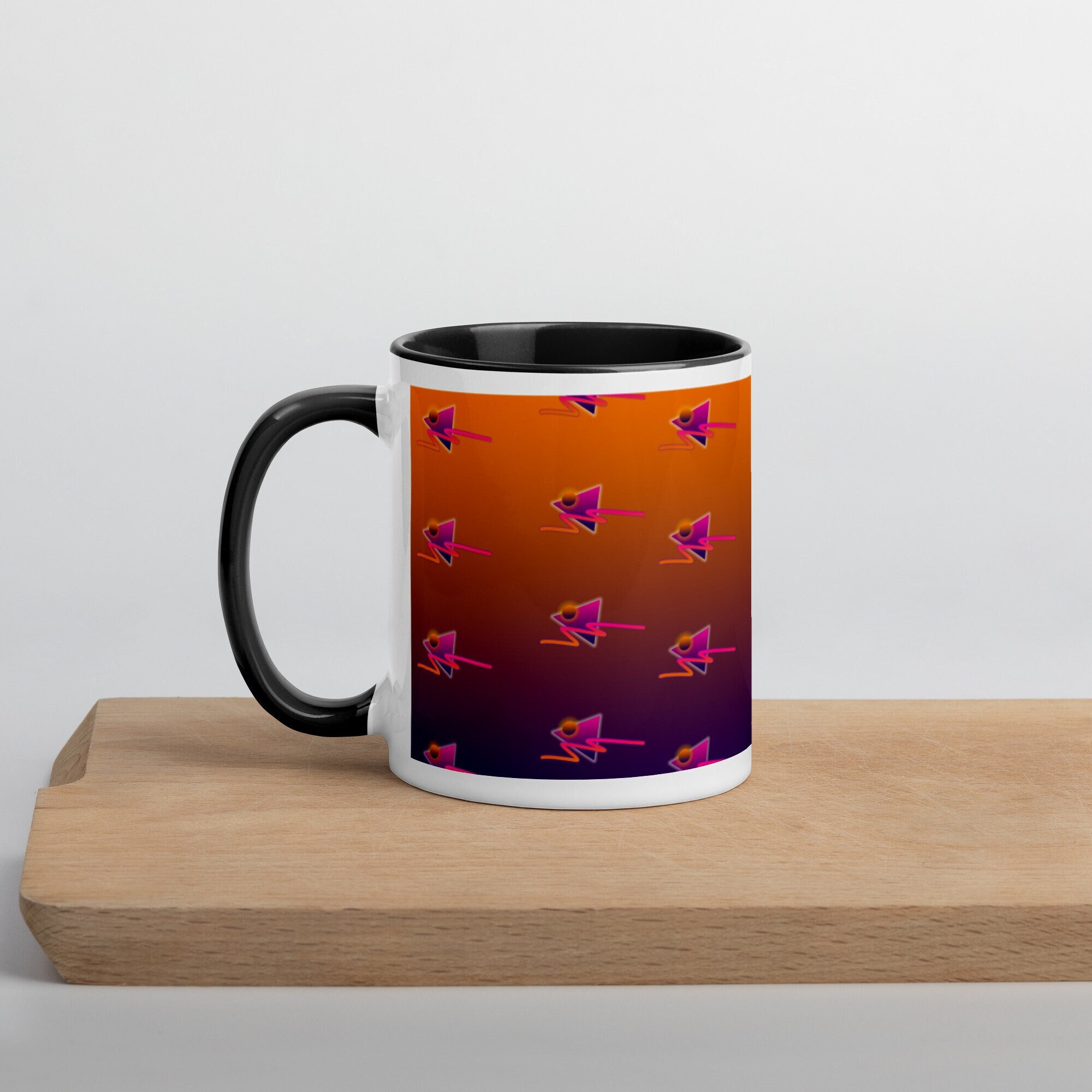 Mug Céramique Vaporwave, Mug Synthwave, Mug 80's, Mug 90's, Aesthetic Mug, California Mug, Mug Sunse