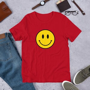 T-shirt unisex Smile, Smile Face, Smile Emoji, Smiling, Happy