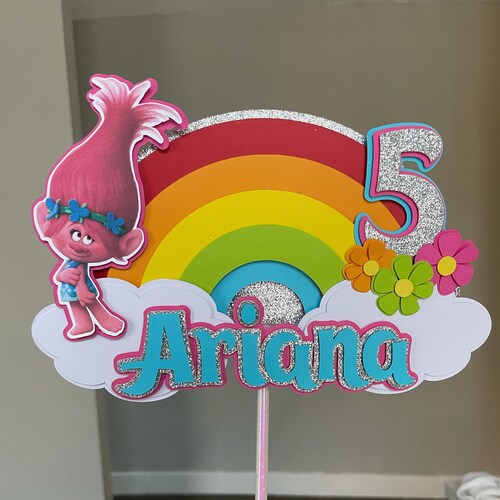 Trolls Cake Topper Etsy