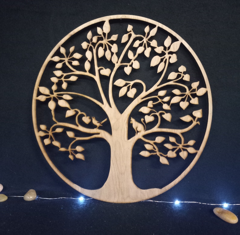Tree of Life Wood Wall Decor/ Wood Tree/ Wood Cutout / Wall Etsy