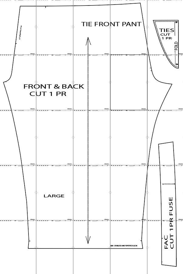 Pants Sewing Pattern Printable - Etsy