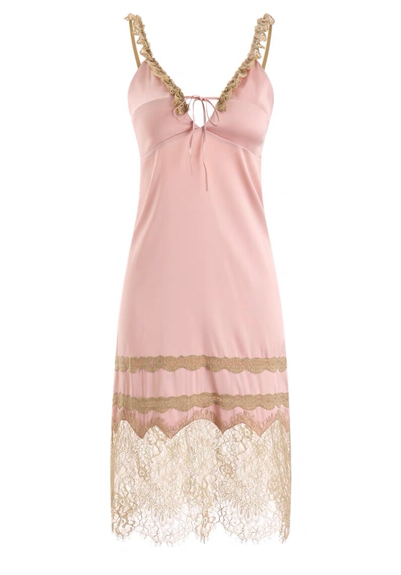 Queen Satin Long Nightgown Sexy Lingerie Satin Lingerie Etsy