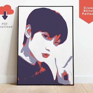 Enhypen Sunoo Cross Stitch Pattern - Kpop Inspired Cross Stitch Design - Kpop Enhypen Merch - Kpop Cross Stitch Pattern - Instant Download
