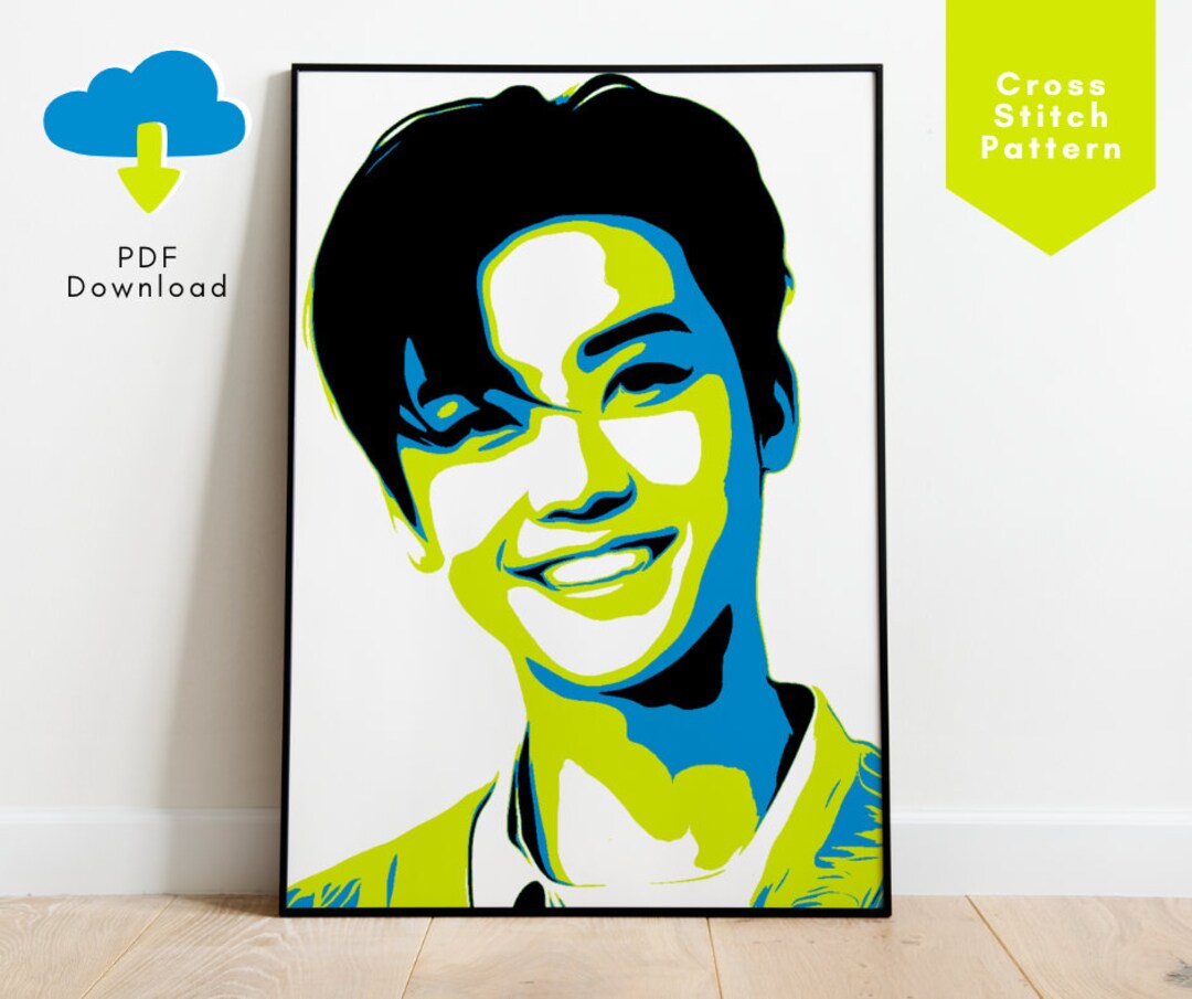Nct Pattern NCT Dream Jaemin Cross Stitch Pattern - Kpop Inspired Cross Stitch ...