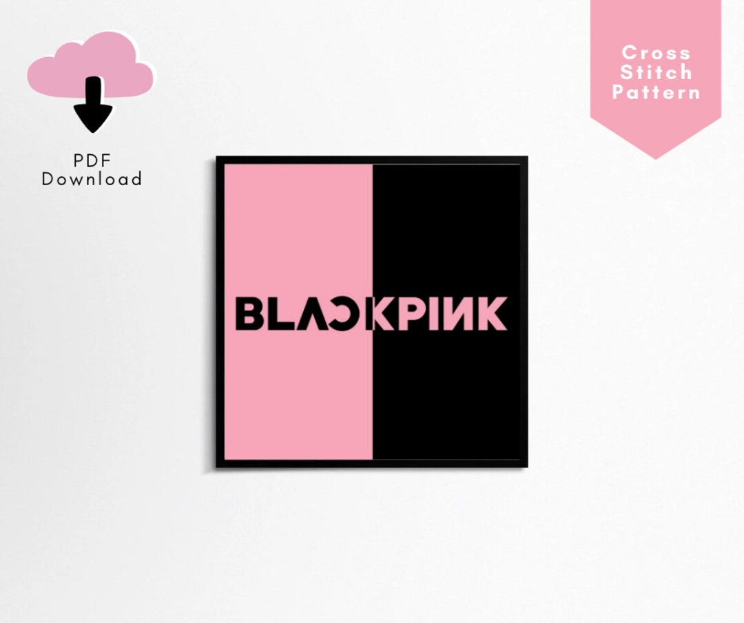 Blackpink Cross Stitch Pattern, Blackpink Merch Cross Stitch, Kpop