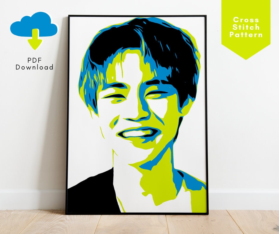 Nct Pattern NCT Dream Chenle Cross Stitch Pattern - Kpop Inspired Cross Stitch ...