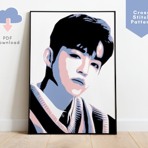 Kpop Seventeen Scoups Stitch Pattern, Seventeen Scoups pdf Pattern, Kpop Seventeen Merch, svt Merch, svt Scoups Gift, svt Gift
