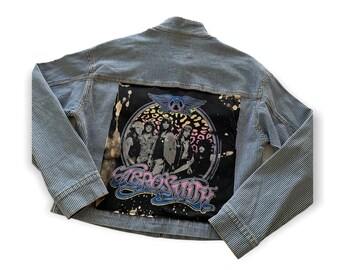 Graphic Denim Jacket | Etsy Hong Kong