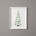 Printable Personalized Christmas Tree Names Art Print Custom Family ...