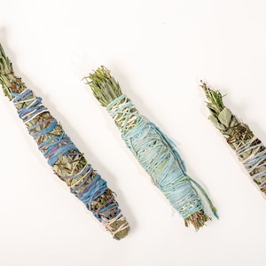 Duine // Sage, Rosemary + Botanical SmkStx for &quot;Smudging,&quot; Saining, Censing, Recaning Incense for Meditation + Aromatic Mindfulness