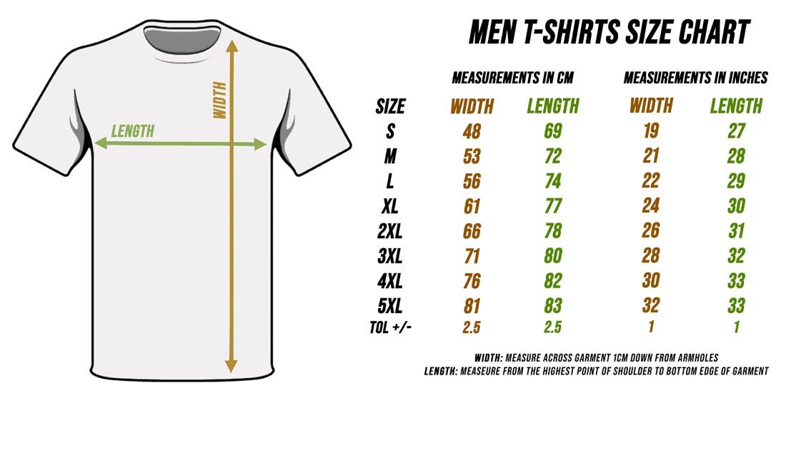 5xl shirt measurements