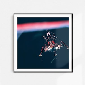 NASA Retro Space Photo, NASA Moon Landing, Space Photography, Space, Wall Art Pictures, Framed Photo Prints, Retro Space Wall Art Prints
