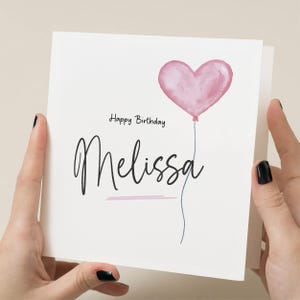 Carte d'anniversaire personnalisée pour maman, 40e anniversaire de femme pour elle, carte de 40e anniversaire de femme, cadeau de 40e anniversaire pour soeur, ami