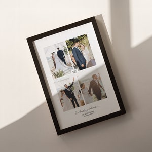 Download digitale - Stampa fotografica, Stampa fotografica di nozze, Anniversario di carta, 1° anniversario per lei, Regalo di coppia, Regalo di San Valentino