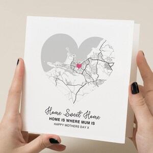Carte de fête des mères, carte personnalisée, carte pour maman, maman, maman, grand-mère, carte bien pensée pour elle, cadeau de fête des mères heureuse