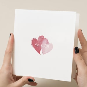 Carte d'anniversaire personnalisée, carte d'anniversaire pour petit ami, carte d'anniversaire pour petite amie, future épouse, futur mari, carte de fiançailles