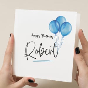 Carte d'anniversaire personnalisée pour lui, carte d'anniversaire pour lui, carte d'anniversaire grand-père, cadeau d'anniversaire oncle, cadeau pour lui, carte pour lui