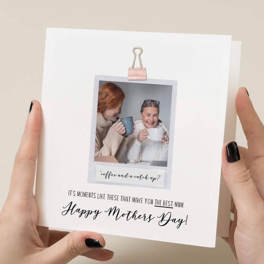 Personalised Photo Mother's Day Card: Love You Mum - Etsy UK