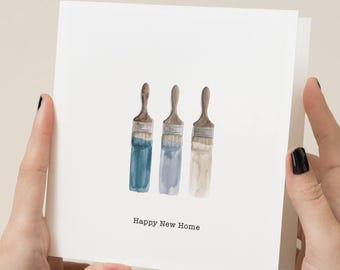 Personalised New Home Card, Custom Housewarming Gift