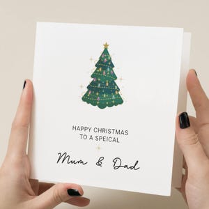 Carte de Noël pour papa et maman - Carte de Noël pour papa et maman - Carte de Noël pour papa et maman - Carte de Noël pour parents, papa et papa - Carte de Noël