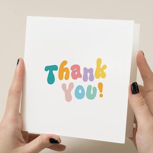 Carte de remerciement - petite carte pour dire merci - carte personnalisée - carte de collège - carte de professeur - carte d'assistant pédagogique