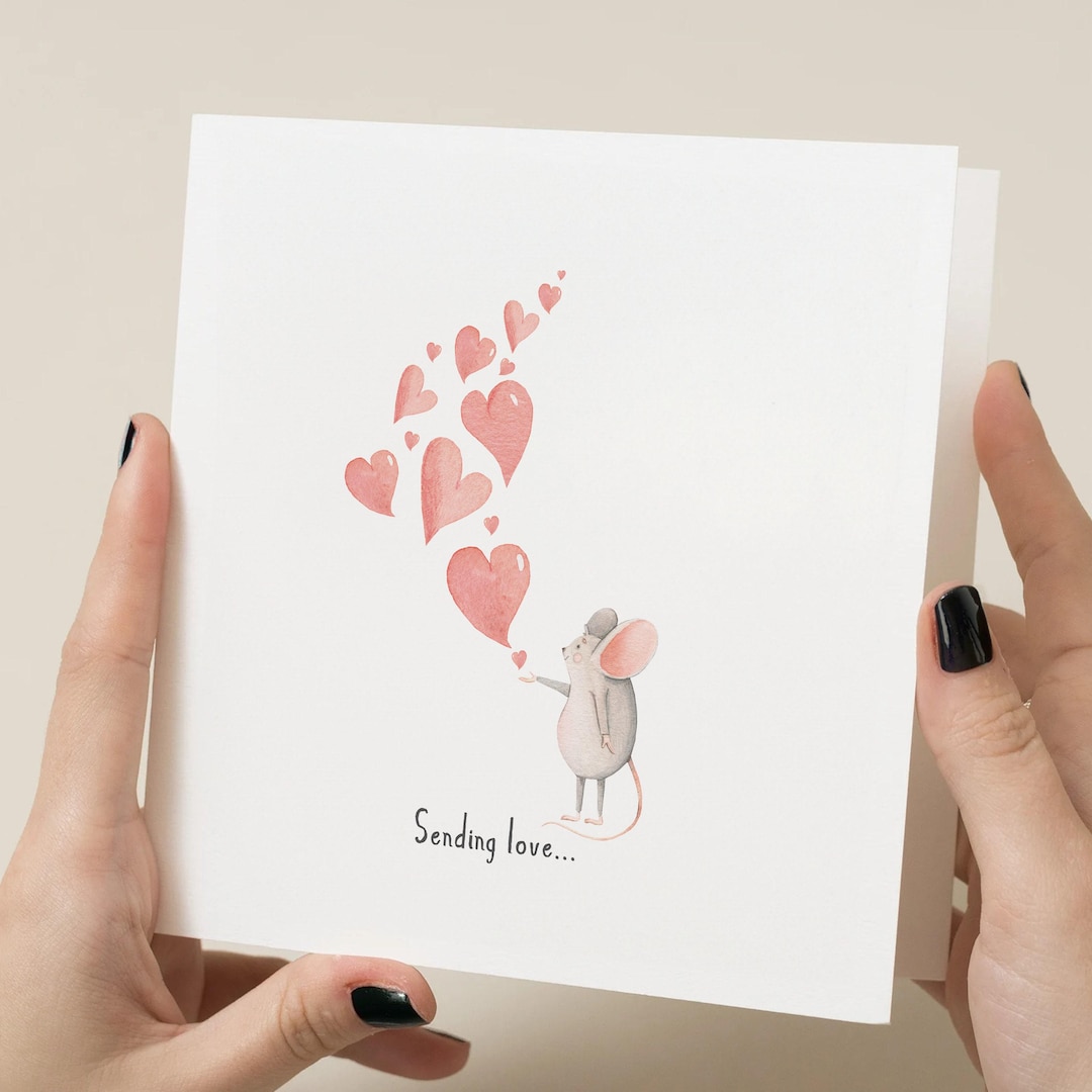 Sending Love Card - Thinking of You Card, Sympathy Card, Supportive ...