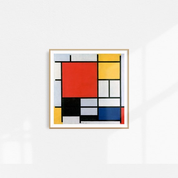 その他 Piet Mondrian 1000% Piet Mondrian Lithograph COA Original Numbered Limited