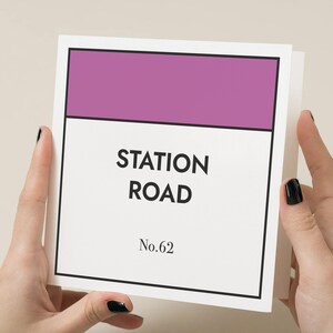 Carte pour nouvelle maison, Carte pour nouvelle maison, Nouvelle maison heureuse, Première maison, Cadeau pour nouvelle maison, Carte de pendaison de crémaillère