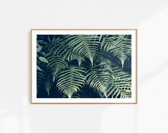 Tropical Wall Art, Green Leaf Print, Leaf Poster, Tropical Leaves Decor, Wall Art Decor, Wall Art Print