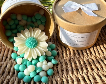 Fresh Stoppable Wax Melts, Daisy Flower Wax Melt, Wax Melt Scoopies, Birthday Wax Melts, Wax Melt Gifts, Laundry Scented Wax Melt Scoopies
