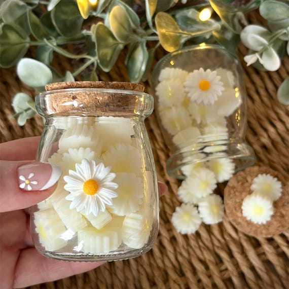 Daisy Wax Melts, Spring Wax Melts, Summer Wax Melts, Birthday Wax Melts, Wax Melt Gifts, Scoopie Jar Wax Melts