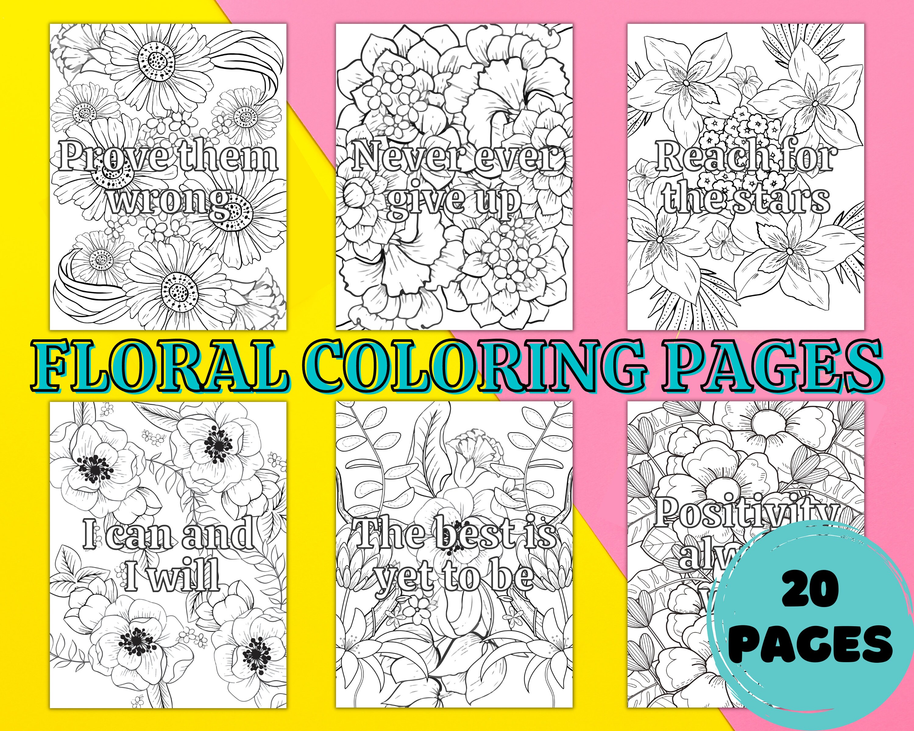 Adult Coloring Pages, Inspirational Coloring Pages, Stress Relief ...