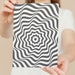 Adult Coloring Pages, Optical Illusion Art Print, Art Therapy Coloring ...