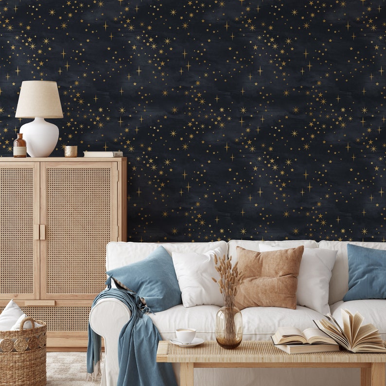 Peel and Stick Mural Traditional Boy Wallpaper Playroom Wall Etsy