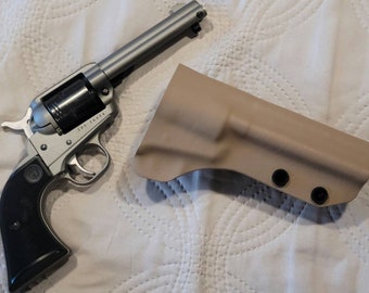 Ruger wrangler 4.62" barrel Outside waistband  RH Dark Flat Earth Kydex holster. Free U.S. shipping. Colors may vary slightly.
