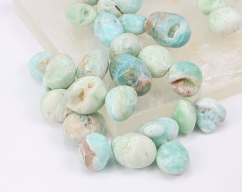 Blue Aragonite Tumbles (Set of 2)