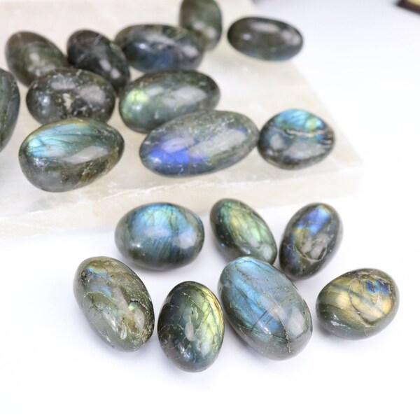 SIZES S|M|L Flashy Labradorite Tumble | Labradorite Tumbled | Labradorite Tumbles