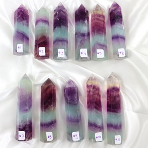 Your Pick* Watermelon Fluorite Points | Watermelon Tower