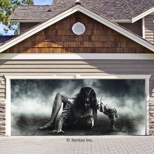 Garage Door Décor Halloween 4 | Garage Door Banner Halloween | Mural | Outdoor Decoration | different designs