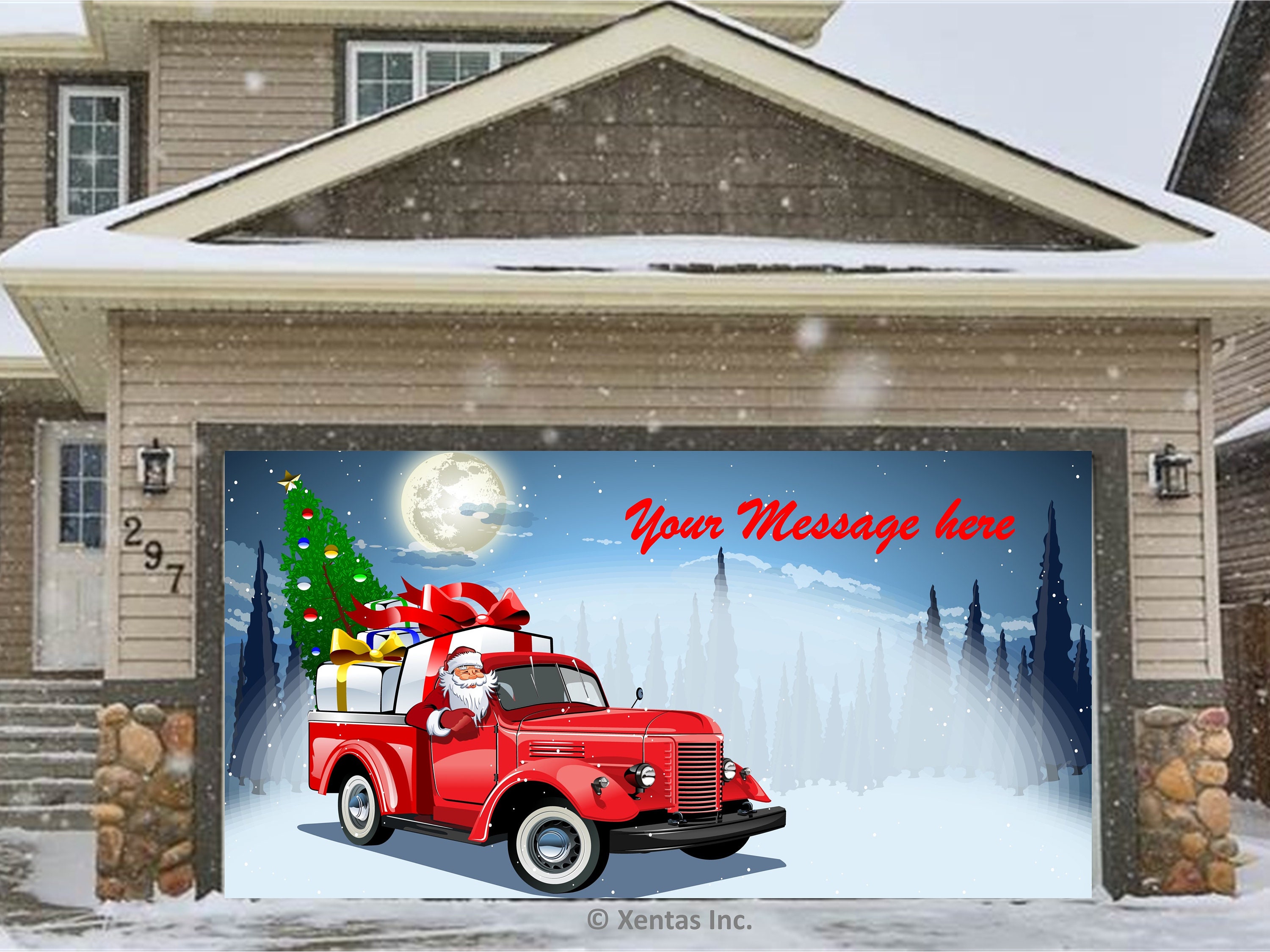 Top 10 garage door decorations for christmas You'll Love